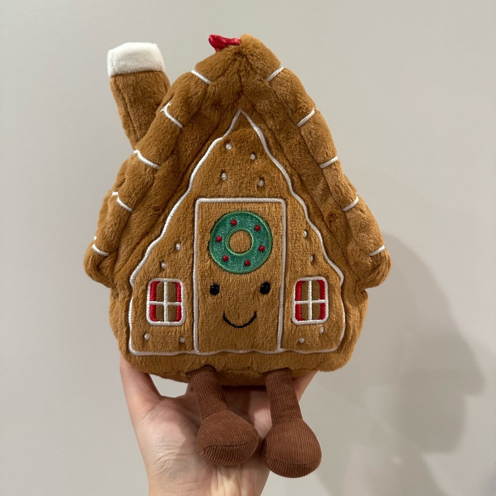 Jellycat Amuseables Gingerbread House NWT VHTF